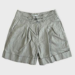 4/$25 Jodi Arnold for The Limited pleated linen shorts